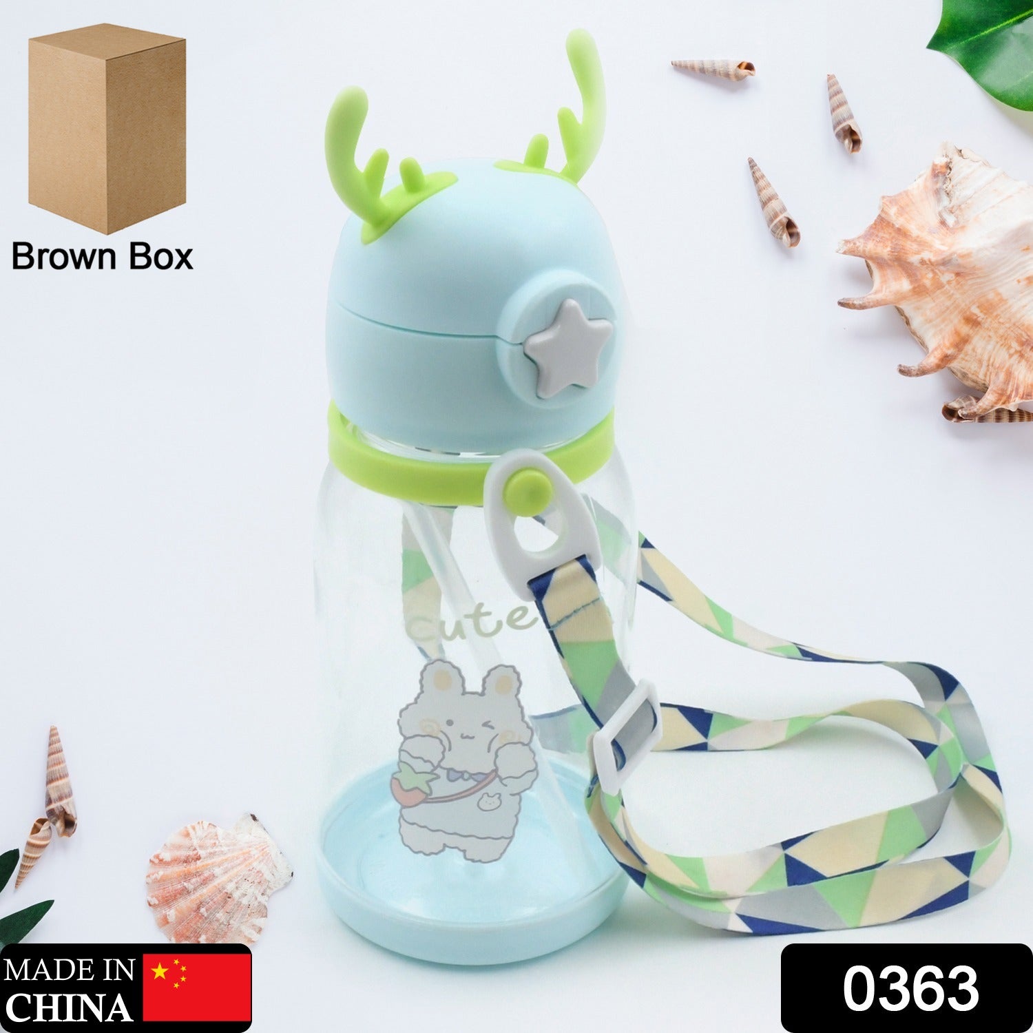 0363 Cute Plastic Water Bottle, with adjustable shoulder strap, portable drinking cup Water Bottle For Kids | Water Bottle | Return Gift For Kids | Water Bottle With Straw | School Water Bottle (1 Pc) 0363 Cute Plastic Water Bottle, with adjustable shoulder strap, portable drinking cup Water Bottle For Kids | Water Bottle | Return Gift For Kids | Water Bottle With Straw | School Water Bottle (1 Pc)